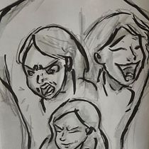 Mi Proyecto del curso: Creación de personajes manga. Traditional illustration, Character Design, Comic, and Manga project by garyobando - 08.19.2021