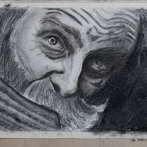 My project in Artistic Charcoal Portraiture: Creating Atmosphere course. Ilustração tradicional, Artes plásticas, Desenho, Desenho de retrato, Desenho realista, e Desenho artístico projeto de Alexandre Guterres - 19.08.2021
