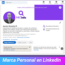 Mi Proyecto del curso: LinkedIn: construye tu marca personal . Un progetto di Br, ing, Br, identit, Social media e Marketing digitale di Aarón Rosette Moreno - 18.08.2021