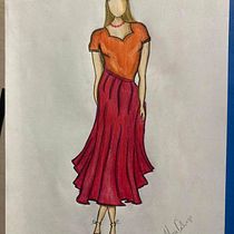 Mi Proyecto del curso: Ilustración de bocetos de moda. Een project van Traditionele illustratie,  Schetsen,  Modeontwerp y Digitale tekening van Yozzie Buitriago Vasquez - 19.08.2021