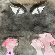 My project in Introduction to Children’s Illustration course. Traditional illustration, Fine Arts, Painting, Pencil Drawing, Drawing, Watercolor Painting, Children's Illustration, and Narrative project by Sadaf Tayefeh - 08.19.2021