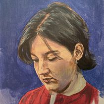 Mi Proyecto del curso: Retrato expresivo al óleo: explora la técnica alla prima. Fine Arts, Painting, and Oil Painting project by Freddy Carmona - 08.19.2021