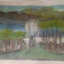 Mi Proyecto del curso: Paisajes naturales en acuarela. Projekt z dziedziny  Sztuki piękne użytkownika virginiacarbonetti - 20.08.2021