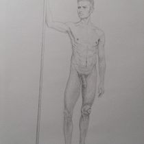 Mi Proyecto del curso: Dibujo realista de la figura humana. Traditional illustration, Fine Arts, Sketching, Pencil Drawing, Drawing, Realistic Drawing, and Figure Drawing project by Jose Diaz - 08.20.2021