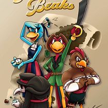 Tripulación de aves justicieras: ¡Las "Golden Beaks"!. Projekt z dziedziny  Animacja, Animacje 2D i Projektowanie postaci 3D użytkownika niuskart - 20.08.2021