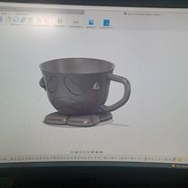Mi Proyecto del curso: Taza de te "The Owl House". Projekt z dziedziny 3D, Wzornictwo przem, słowe, Projektowanie produktowe,  Modelowanie 3D i  Projektowanie 3D użytkownika Emanuel Molina - 20.08.2021