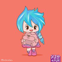 Mi Proyecto del curso: Diseño de personajes estilo kawaii para Mates 4 Fun!. Traditional illustration, Character Design, Vector Illustration, and Manga project by Leslie Johana Velandia Pulido - 08.21.2021