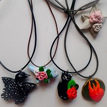 Meu projeto do curso: Criação de joalheria com polymer clay. Design de acessórios, Design de joias, Cerâmica, Artesanato, e Artes plásticas projeto de Luciana Padilha - 21.08.2021