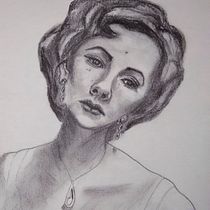 Mi Proyecto del curso: Introducción al dibujo de retrato. Projekt z dziedziny Trad, c, jna ilustracja,  Sztuki piękne, R, sunek ołówkiem,  R, sunek, Portret,  R, sunek art, st, czn, R i sunek anatomiczn użytkownika Ana Karina Moreno - 21.08.2021