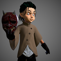 Meu projeto do curso: Criação de personagens: do 2D ao 3D Ein Projekt aus dem Bereich 3D, Design von Figuren, Design von 3-D-Figuren und 3-D-Design von Daniel Rojas - 21.08.2021