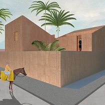 Mi Proyecto del curso: Representación gráfica de proyectos arquitectónicos. Architecture, Graphic Design, Interior Architecture, Interior Design, L, scape Architecture, Collage, Digital Architecture, and Architectural Illustration project by Montserrat de la Concha Alanis - 08.21.2021