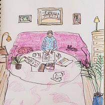 Mi Proyecto del curso: Sketchbook para explorar tu estilo de dibujo. Un proyecto de Bocetado, Creatividad, Dibujo, Pintura a la acuarela, Sketchbook y Pintura gouache de Rocio Blanco - 22.08.2021