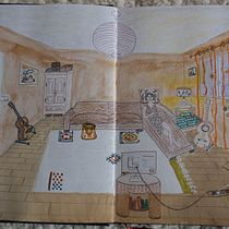 Mon projet du cours : Carnet de croquis pour explorer votre style de dessin. Un proyecto de Ilustración tradicional, Bocetado, Creatividad, Dibujo, Pintura a la acuarela, Sketchbook y Pintura gouache de sandraboursier - 22.08.2021