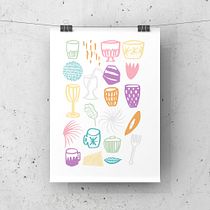 My project in Textile Pattern Design for Home Interiors  course. Un projet de Conception de produits, Création de motifs , et Estampe de kate - 22.08.2021