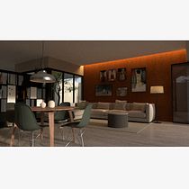 Mi Proyecto del curso: Visualización arquitectónica con V-Ray para SketchUp Ein Projekt aus dem Bereich Architektur, Innenarchitektur, Digitale Architektur und ArchVIZ von Jorge Padilla Pérez - 21.08.2021