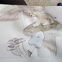 My project in Daily Sketching for Creative Inspiration course. Projekt z dziedziny Trad, c, jna ilustracja, Sketching, Kreat, wność,  R, sunek i Sketchbook użytkownika lucettehindin - 23.08.2021