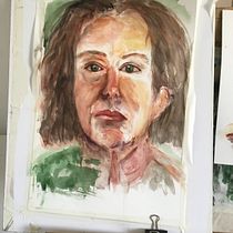 Il mio progetto del corso:  Ritratti ad acquerello: cattura la personalità del tuo soggetto. Painting, Watercolor Painting, Portrait Drawing, and Fine Arts project by Ruth Chotiner - 08.20.2021