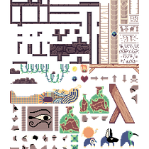Mi Proyecto del curso: Creación de escenarios pixel art para videojuegos. 2D Animation, 3D Animation, Video Games, Pixel Art, Game Design, and Game Development project by minnaa - 08.23.2021