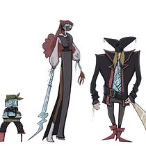 Pirates + Cyborgs. Traditional illustration, Character Design, Digital Illustration, Children's Illustration, and Narrative project by Inês Martins - 07.12.2021