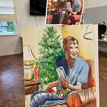 Portrait of My Brother Hal. Un projet de Beaux Arts, Peinture , et Peinture à l'huile de cjxa - 23.08.2021