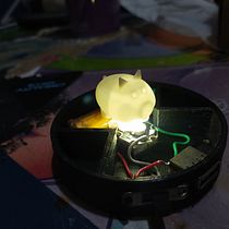 Portavasos tarro con iluminación . Projekt z dziedziny 3D, Projektowanie produktowe,  Modelowanie 3D i  Projektowanie 3D użytkownika Juan David Reyes Jeronimo - 21.08.2021