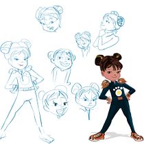 Meu projeto do curso: Design de personagens para animação com Photoshop. Animation, Character Design, and Character Animation project by Elaine Fagundes - 08.20.2021