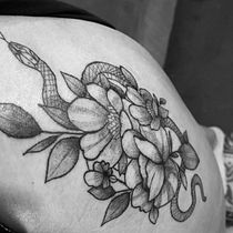 Mi Proyecto del curso: Tatuaje para principiantes by 2F.. Tattoo Design project by DOS EFE - 08.28.2021