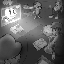 Jogando quando eu era pequeno. Ein Projekt aus dem Bereich Traditionelle Illustration, Comic, Digitale Illustration, Stor, telling, Erzählung und Manga von Pedro Gabriel Luz Sena - 21.08.2021