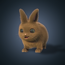 Conejito: Creación de pelo 3D con XGen de Maya . 3D, 3D Modeling, 3D Character Design, and 3D Design project by Alvaro Becerra Cuitiño - 08.23.2021