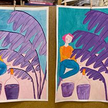 My project in Illustration Techniques with Watercolor and Gouache course. Traditional illustration, Fine Arts, Painting, Watercolor Painting, Children's Illustration, and Gouache Painting project by kate_35 - 08.23.2021