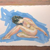 My project in The Human Figure in Watercolor course. Un progetto di Illustrazione tradizionale, Belle arti, Pittura, Pittura ad acquerello, Disegno realistico e Disegno anatomico di footscrayvic - 24.08.2021