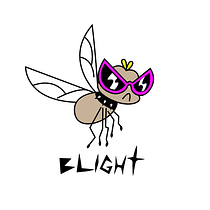 Blight Imagotipo. Een project van Traditionele illustratie, Vectorillustratie y Digitale illustratie van Sergio Carrasco - 21.08.2021