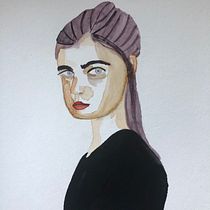 Mi projecto . Traditional illustration, Watercolor Painting, and Portrait Drawing project by dannyboy2021 - 08.24.2021