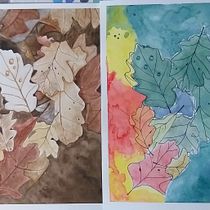 Meu projeto do curso: Criação de paletas de cores com aquarela. Traditional illustration, Fine Arts, Painting, Watercolor Painting, and Color Theor project by Paula dos Reis Inácio de Souza - 08.24.2021