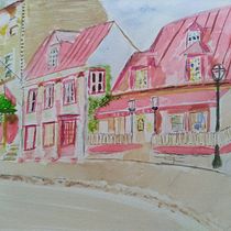 My project in Architectural Sketching with Watercolor and Ink course. Sketching, Drawing, Watercolor Painting, Architectural Illustration, Sketchbook & Ink Illustration project by Anne - 08.21.2021