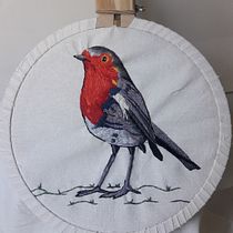 Mi Proyecto del curso: Pintar con hilo: técnicas de ilustración textil. Ilustração tradicional, e Bordado projeto de Cezé Ilustraciones - 24.08.2021