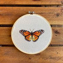 Meu projeto do curso: Técnicas de bordado realista. Traditional illustration, and Embroider project by Ana Oliveira - 07.05.2021