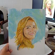 Il mio progetto del corso: Ritratto realistico ad olio: dettagli ed espressività. Fine Arts, Painting, and Oil Painting project by infogbaldini - 08.25.2021