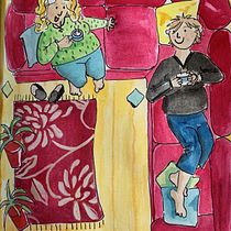 My project in Exploratory Sketchbook: Find Your Drawing Style course. Un proyecto de Ilustración tradicional, Bocetado, Creatividad, Dibujo, Pintura a la acuarela, Sketchbook y Pintura gouache de Gina Haythorne - 25.08.2021