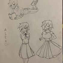 Mi Proyecto del curso: Creación de personajes manga. Traditional illustration, Character Design, Comic, and Manga project by joselevelasquez - 08.24.2021