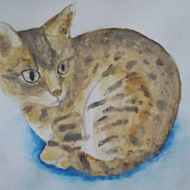 Mi Proyecto del curso: Técnicas experimentales de acuarela para principiantes . Traditional illustration, Fine Arts, Watercolor Painting, and Naturalistic Illustration project by Laura Inga - 08.25.2021