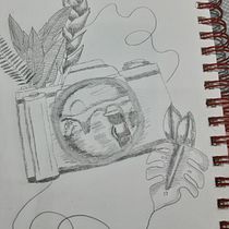 Un sueño en miniatura. Traditional illustration, Creativit, Drawing, and Sketchbook project by Fatima Romero - 08.25.2021