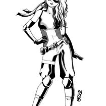 Mi Proyecto del curso: Diseño de personajes femeninos para cómics. Character Design, Comic, and Drawing project by Mario Liceaga - 08.23.2021