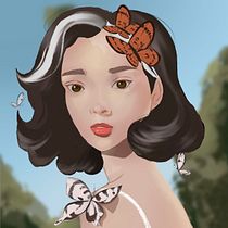 My project in Powerful Female Characters: Illustrating Confidence and Diversity course. Traditional illustration, Painting, Digital Illustration, Digital Drawing, and Digital Painting project by 唯一 狮儿 - 08.26.2021