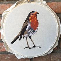 Mi Proyecto del curso: Pintar con hilo: técnicas de ilustración textil. Ilustração tradicional, e Bordado projeto de Leticia Mori - 26.08.2021