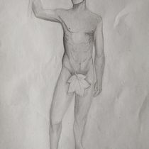 Mi Proyecto del curso: Dibujo realista de la figura humana. Traditional illustration, Fine Arts, Sketching, Pencil Drawing, Drawing, Realistic Drawing, and Figure Drawing project by Hugo Eduardo Rocha Epifanio - 08.26.2021