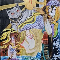 Meu projeto do curso: Ilustração expressiva de mangá em aquarela. Un progetto di Illustrazione tradizionale, Disegno, Pittura ad acquerello e Manga di Naomi Maruoka - 27.08.2021