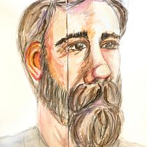 My project in  Watercolor Portrait Sketchbook course. Painting, Watercolor Painting, Portrait Drawing, and Sketchbook project by Lauren Quiroga - 08.27.2021