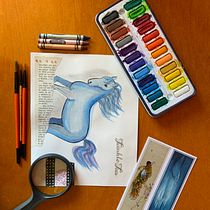 Mi Proyecto del curso: Ilustración de animales: dibuja la vida salvaje en tu sketchbook. Un projet de Illustration traditionnelle, Collage, Carnet de croquis et Illustration naturaliste de Marcela Pacheco Weber - 27.08.2021