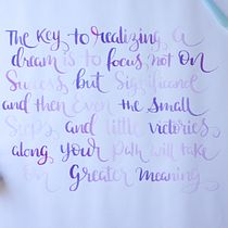 Mi Proyecto del curso: Caligrafía itálica con brush pen Ein Projekt aus dem Bereich Kalligrafie von Ana De la Garza - 27.08.2021